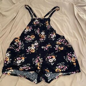 Torrid Size 0 Navy Floral Romper